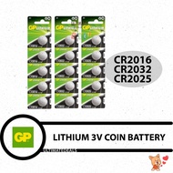 [Bundle] GP Batteries® Lithium 3V Coin Cell Batteries (CR2016 / CR2025 / CR2032)