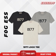 *READY STOCK* ESS 1977 Fleece Logo Tee Hype/Fashion/Streetwear/Couple/Unisex T-Shirt