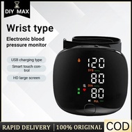 DIY MAX Cek Tekanan Darah Tinggi Rechargeable Wrist Blood Pressure Monitor High BP Sphygmomanometer