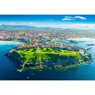 Jigsaw Puzzle Bluebird-View of Gijon-Asturias Spain 1000 Piece. 1000-Piece In Thailand Yes