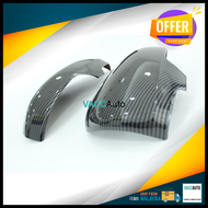 Perodua Axia Bezza Myvi Side Mirror Carbon Cover For VACC Auto Car Accessories