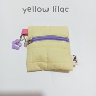 pouch/ airpods pouch / airpods case - puffie airpods pouch | la.ideas - yellow lilac