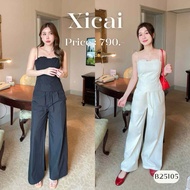 Set Of Lace Camisole + Pants With Lining B25105 l XICAI