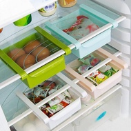 Slide Kitchen Fridge Freezer Space Saver Organizer Storage Rack Shelf Holde