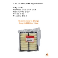 Honda Genuine Air Filter 17220-RB6-Z00 [City, Fit, Fit Shuttle, Freed, Jazz, Mobilio]