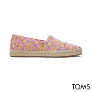 Toms Alpargata Women's Rope 2.0 Slip On - Shell Pink Geo Woven