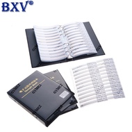 170-Value SMD Resistor Sample Book - Mixed 0201, 0402, 0603, 0805, 1206 Sizes (0R-10MΩ, 1% Precision