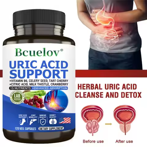 Uric Acid Cleanse Detox Capsules - Uric Acid Cleanse & Kidney Support, Joint Support Supplement & Pr