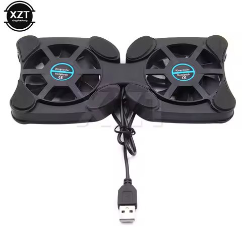 Portable Laptop Cooling Stand Foldable Fan Cooler Cooling Pad Laptop CPU Cooler USB Cooler