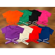 Sports crop top for gym, yoga, aerobics, shuffle dance with diagonal flap hotrend