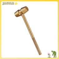 JACOLR Hammer, Yellow Brass Gavel, Court Courtroom Gavel Company