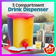 3 compartment drink dispenser - powerseller69