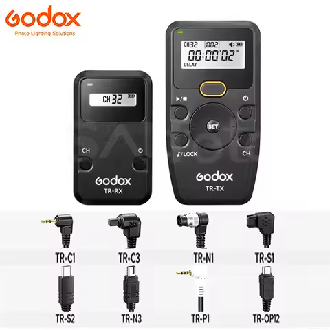 Godox TR-C1 C3 N1 N3 S1 S2 P1 OP12 2.4GHz Wireless Timer Remote Control TR-TX RX for Canon Nikon Son