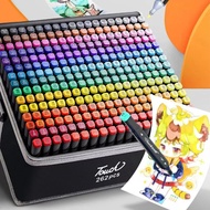 24-262 Colores Markers Brush Pens Set Painting Drawing Manga Highlighter School Art Supplies For Art