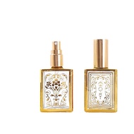 Screw 15ml Perfume Sub-bottling Glass Spray Bottle Electroplating Gold Perfume Bottle
