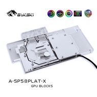 Bykski Sapphire GPU Water Cooling Block Graphics Card PC Computer Liquid Cooling Full Cover Cooler f