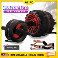 (Crazy Sales)AKIRO ABS Roller Gym Workout Abs Wheel Abdominal Workout Exercise Home Gym Fitness Spor