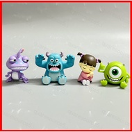 SQ5 4pcs Monsters University Action Figure Sullivan Mike Boggs Model Dolls Toys For Kids Gifts Colle