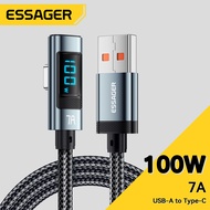 Essager 100w 7a Usb Type C Cable with 90-degree Angle