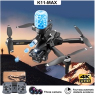 K11Max Drone with Camera Aerial Photography Dron 4K HD Three Camera Obstacle Avoidance Foldable Quadcopter Drone with Water Bomp