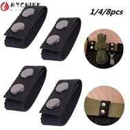CHINK 1/4/8Pcs Belt Keeper  Double Snaps Sports Nylon Strap