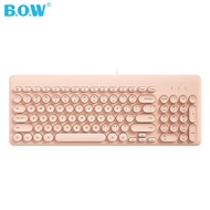 B.O.W 96 Keys Ergonomic Wired Keyboard K221U
