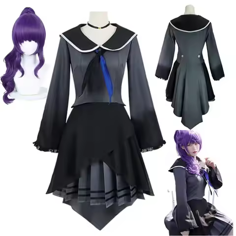 Asahina Mafuyu Cosplay Costume Wig Anime Project Sekai Colorful Stage Cosplay Halloween Party Unifor
