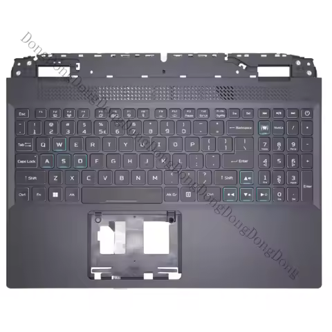 A+For Acer Nitro 5 AN515-58 AN515-46 N22C1 Palmrest w/Backlit Keyboard &Blue Keys