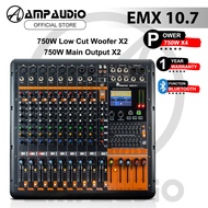 PRONIC 10 Channel Power Mixer 750W x4  with Bluetooth & Subwoofer Output