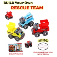 ✨💖 WHOLESALE ✨💖🚗 BUILD YOUR Own Rescue Team 💖 DIY Vehicle Building Toys 💖 Boy Toy Car 💖 Children Day Gifts 🚗✨ Children Day Gifts l Christmas Gifts l Party Favors l Goodie Bag Gift Set