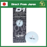 HONMA Golf 1 Sleeve (3 Balls) Official Golf Balls HONMA D1 SPIN White