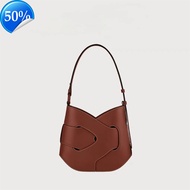 French niche bag Polene woven twisted bag fashion style single shoulder crossbody bag womens bag