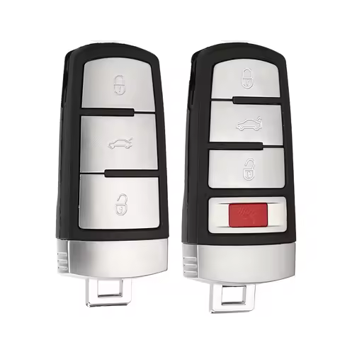 Jingyuqin New 3C0959752BA NBG009066T 3/4 Buttons Smart Car Key Shell For Volkswagen VW Passat B6 3C 