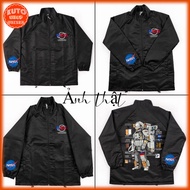 (Full Box) Mero NASA Unisex Jacket with Turn-down Collar - Loose Form 2-Layer Thick Windbreaker (D30