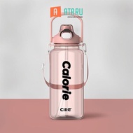 Ataru Tritan Calorie Drinking Bottle 1.5 Ltr - Pink Tumbler Water Bottle Drinking Bottle
