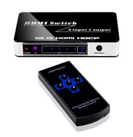 3D 4K HDMI Switch 5x1 HDMI Switcher HDCP Video Converter for PS3 PS4 DVD STB Camera Laptop PC To TV Monitor Projector 5 in 1 Out