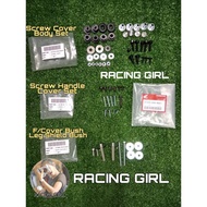 HONDA EX5 / EX5 DREAM SET BODY COVER SCREW 100% ORIGINAL