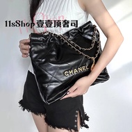 Garbage Bag 22bag Shopping Bag Tote Classic Diamond Pattern Leather Wear Chain Bag Drawstring New St