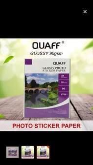 Quaff brand photo sticker 50pack per box