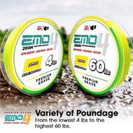 TALI BENANG EXP EMO 4X CASTING BRAIDED LINE 200M SIZE #10LB #15LB #20LB #25LB #30LB #40LB #50LB #60L