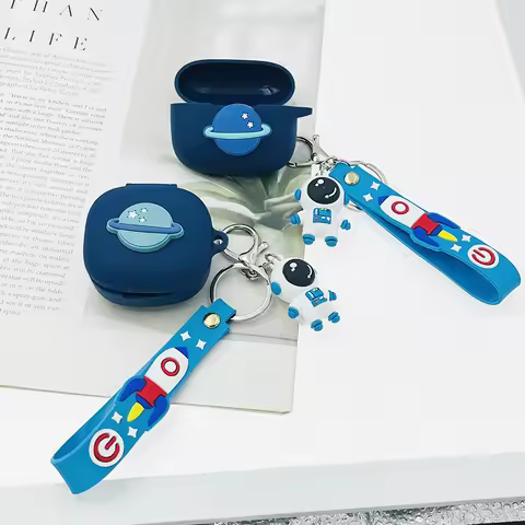 cartoon Earphone Cover For 1MORE ComfoBuds Mini 10 /S12 S50 S30 S30 Case Silicone cover for moto bud