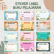 MATA [40 pcs] School subject eye stickers / mapel stickers / school label stickers HR_DESIGN