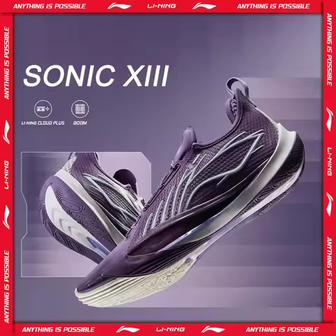 Li-Ning Men SONIC XIII Professional Basketball Shoes BOOM Cushion TUFF RB Wearable LiNing Competitio