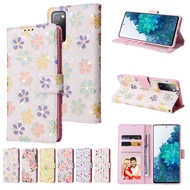 Luxury Casing For Samsung Galaxy S20 Ultra S20 Plus S20+ S20 FE 2022 5G A32 A51 4G Marble Print With RFID Blocking Leather Wallet Card Holder Flip Phone Case Cover