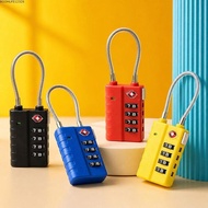 BOOMLIFE1238C 4 Digit Combination Lock, TSA Security Tool Customs Password Lock,  Wire Rope Anti-the