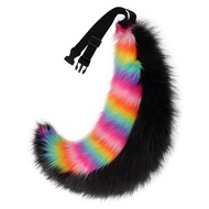 Colorful Furry Cosplay Tail Large