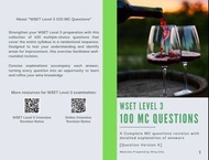 WSET Level 3 - 100 題MC練習【版本 A】：自信備考，掌握關鍵知識