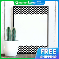 Sellerade Wave Border Sticker Black