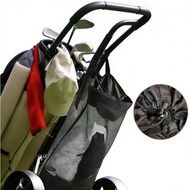 Golf Cart Storage Bag Sliding Golf Cart Back Storage Bag Closed Cart Mesh Bag Cart Accessories