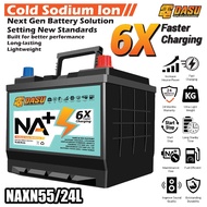 DASU Sodium Ion 12V Battery for car (NAXN55/24L) Suitable for N-55 (80B24L)